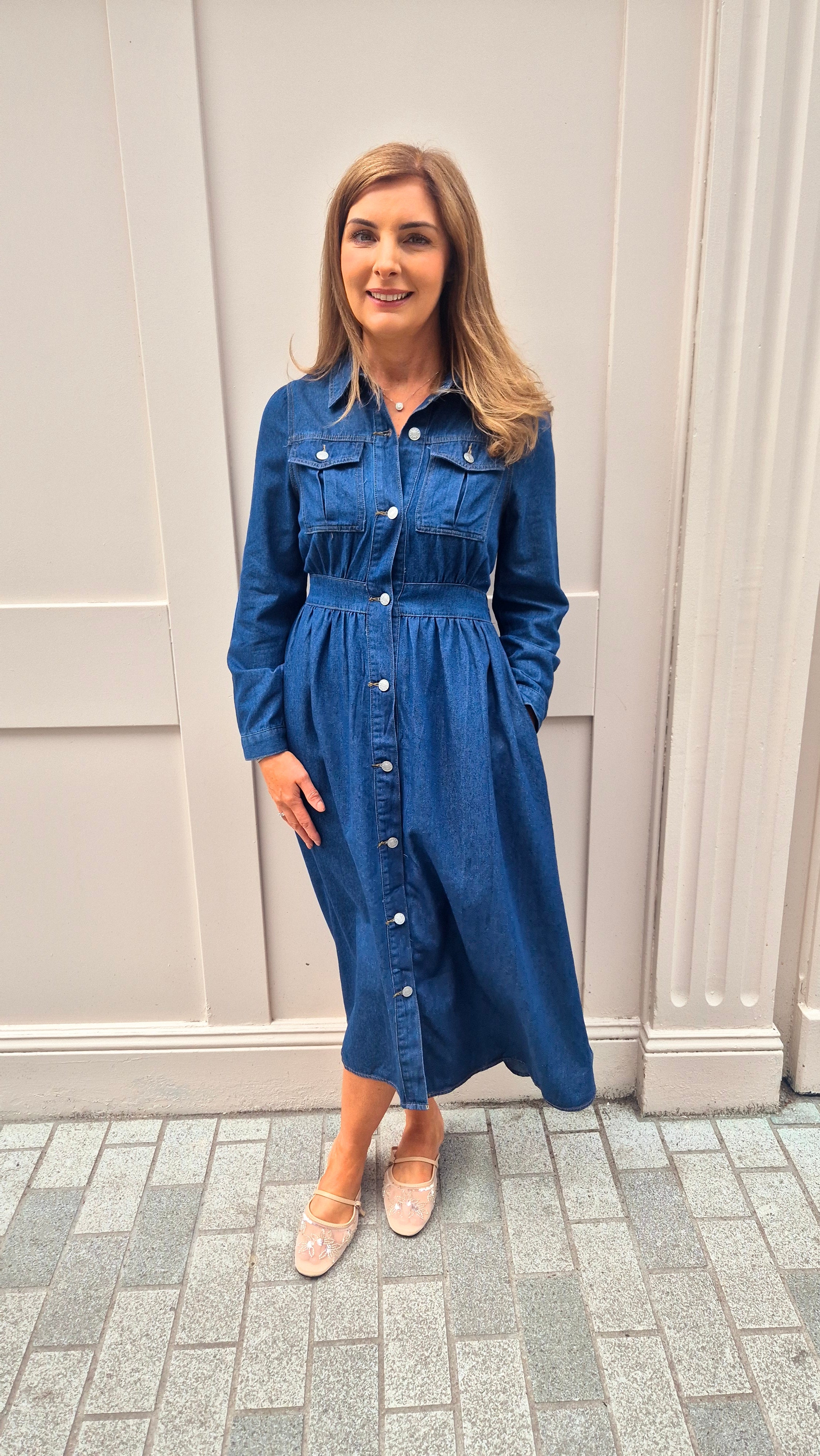 Luna Denim Dress