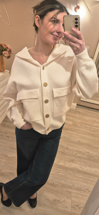 Lillian Jumper Cardi Cream