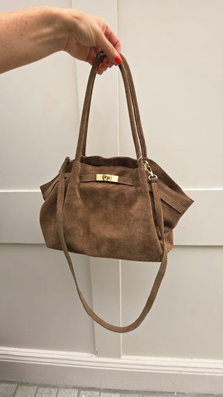 Francesca Suede Bag