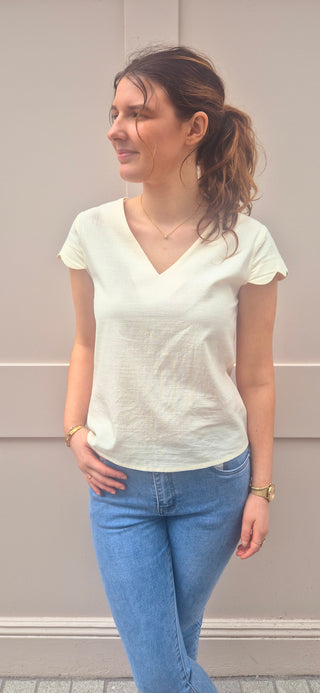 Charlotte Cami Top Cream